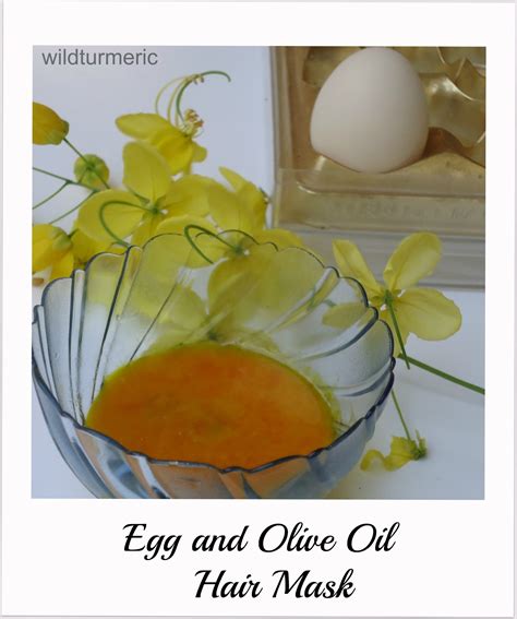 2 Simple Steps To Make Egg and Olive Oil Hair Mask For Hair Growth - Wildturmeric