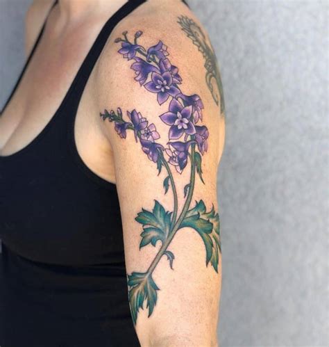 Purple Flower Tattoo Ideas for a Vibrant Touch