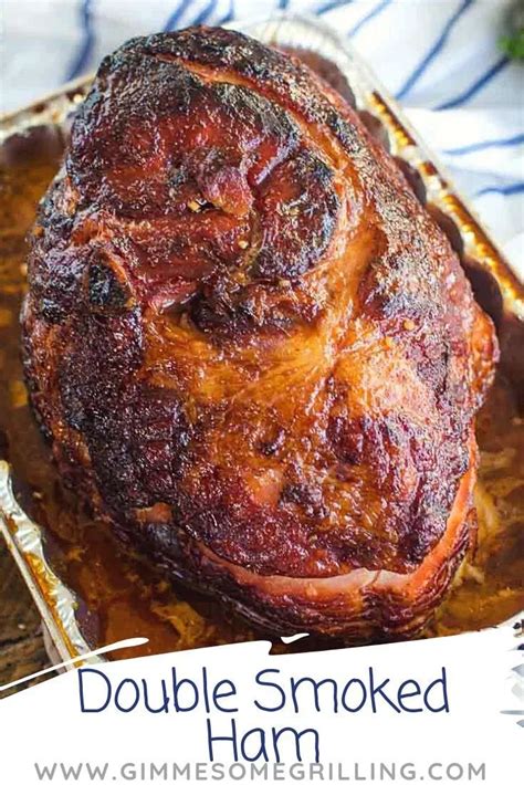 Try this Double Smoked Ham that's brushed with a sweet glaze! It's the perfect spiral ham for ...