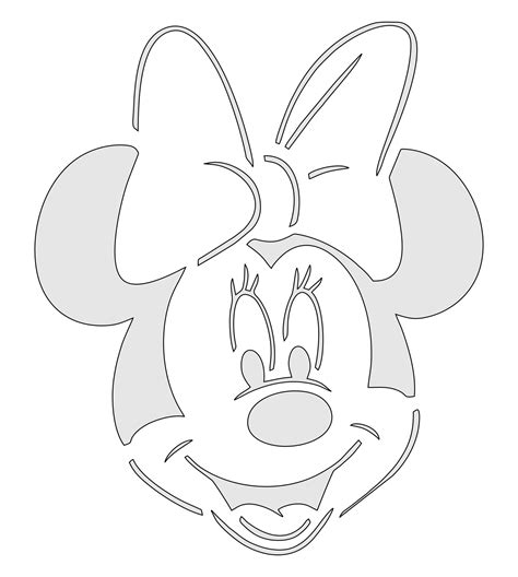 Minnie Mouse Pumpkin Templates