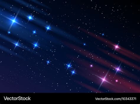 Night sky galaxy stars Royalty Free Vector Image