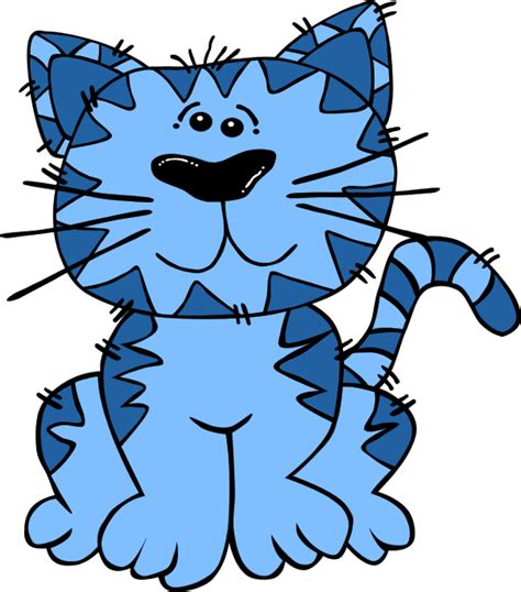 Free Blue Cat Cliparts, Download Free Blue Cat Cliparts png images, Free ClipArts on Clipart Library