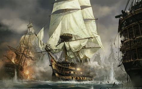 Pirate Battle Wallpapers - Top Free Pirate Battle Backgrounds - WallpaperAccess