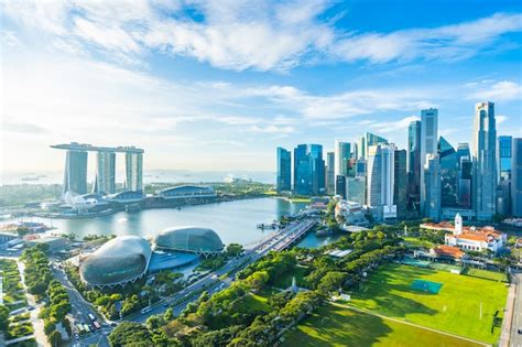 Free Photo | Cityscape in Singapore city skyline