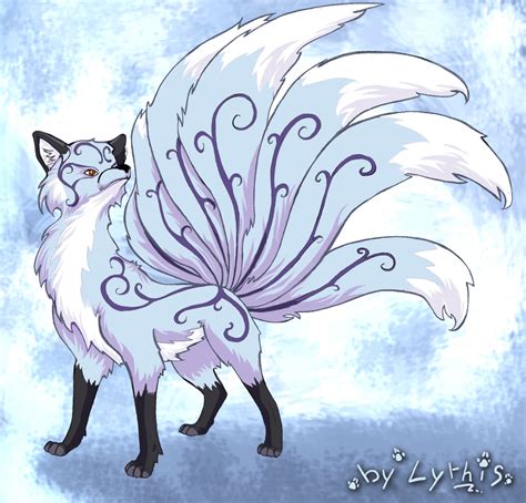 Anime Nine Tailed Fox Coloring Pages