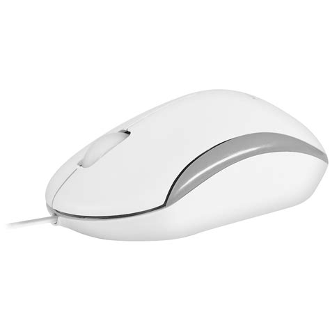 Macally 3-Button USB Wired Optical Mouse for Mac and PC QMOUSE