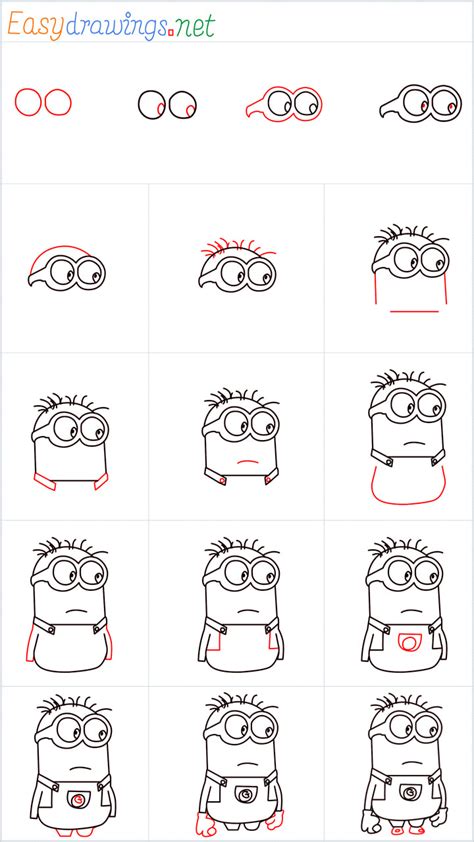 How To Draw Minion Step by Step - [16 Easy Phase]