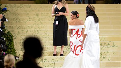 AOC's “Tax the Rich” Dress Was Precision-Engineered Met Gala Messaging | GQ