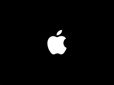 Black Apple Logo Transparent Background