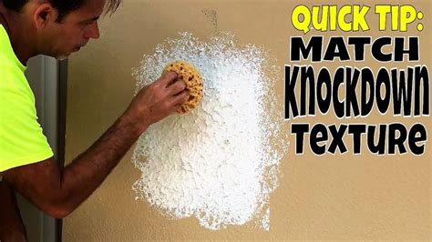 Easiest Way to Match Knockdown Texture-Diy Drywall Repair Pro Tips | Knockdown texture, Drywall ...