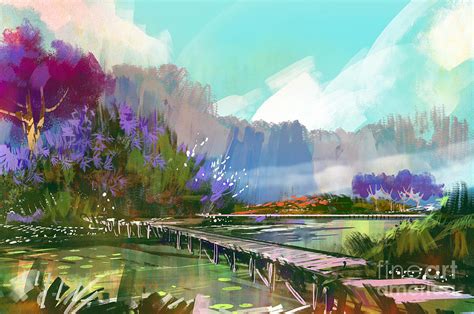 Digital Art Landscape