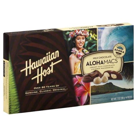 Hawaiian Host Milk Chocolate Aloha Macs, 7 Oz. - Walmart.com