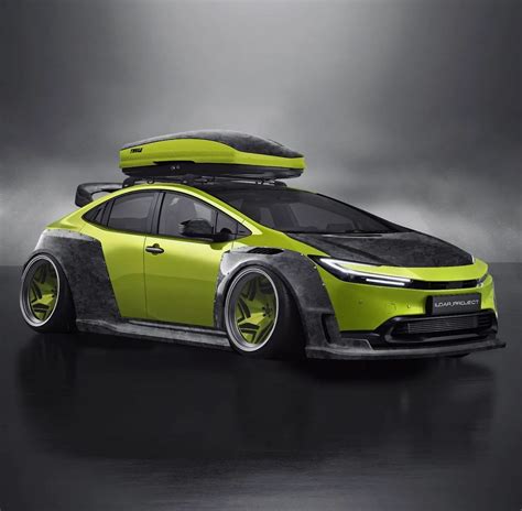 Widebody 2023 Toyota Prius CGI Looks Like a Liberty Walk Work-in-Progress - autoevolution