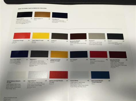 2016 Ford Mustang Colors Brochure Leaked - autoevolution