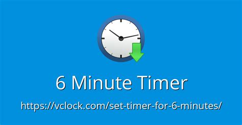 6 Minute Timer - Online Timer - Countdown