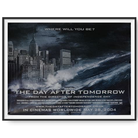 The Day after Tomorrow (2004) Original UK Quad Poster - Cinema Poster Gallery