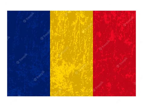 Premium Vector | Romania flag official colors and proportion Vector illustration