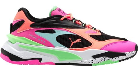 PUMA Rs-fast - Running Shoes in Pink/Orange/Green (Green) - Lyst