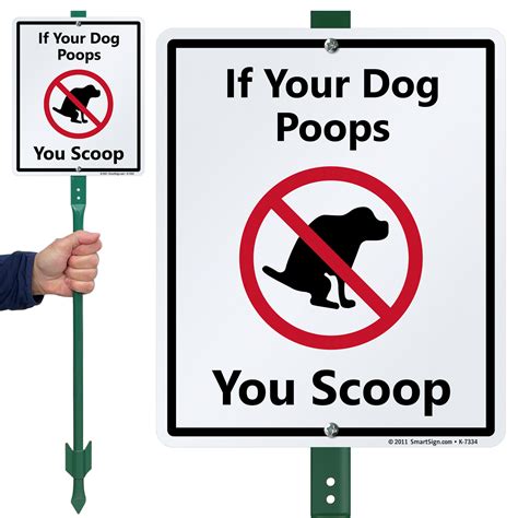 Humorous Dog Poop Signs - Funny Dog Poop Signs (from $5)