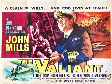 The Valiant Quad Poster — 20th Century Movie Posters