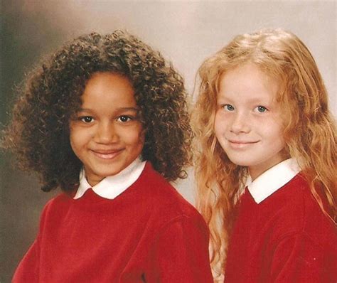 These Girls Look Nothing Alike but Are Actually Biracial Twin Sisters