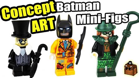 Concept Art Batman LEGO Movie Custom Minifigures 2017 - YouTube