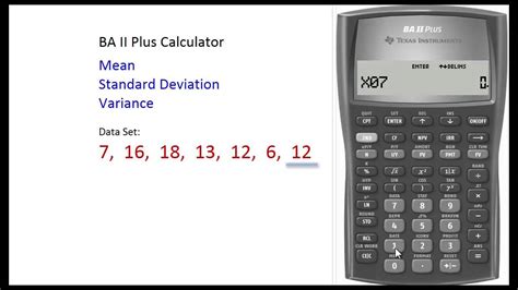 Online Standard Deviation Calculator / Standard Deviation Calculation 2 - YouTube : The ...