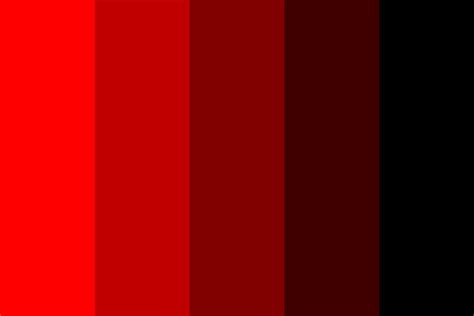 Dark Red to Light Red Color Palette