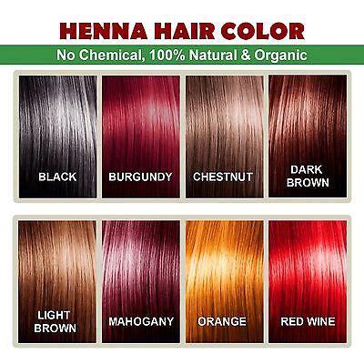 ALLIN Henna Hair Color – 100% Organic Chemical free Henna Hair Hair ...