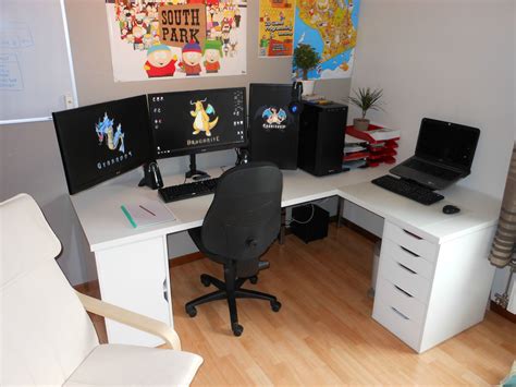 My new IKEA programming station. AMA! : battlestations