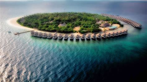 Maldives Island Resort Aerial View Wallpapers - Wallpaper Cave