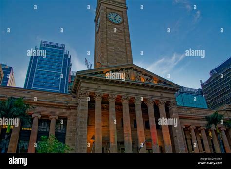 City Hall Clock Tower, Brisbane Stock Photo - Alamy