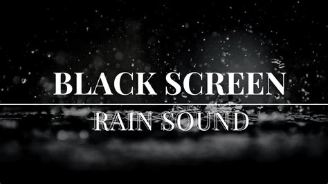 Rain Sound to Sleep and Relax 🌧 10 HOURS 🌧 Black Screen - YouTube