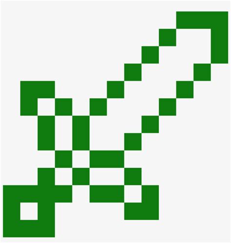 Minecraft Sword Icon - Espada Do Minecraft Pixel Art Transparent PNG - 1600x1600 - Free Download ...