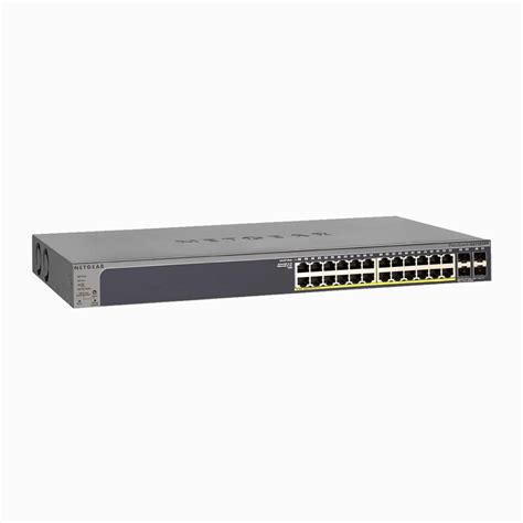 Netgear 28-Port Ethernet Smart Managed PoE Switch 380W - Endtoend.mu