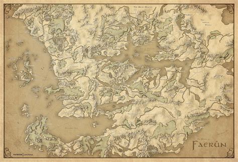 Faerun Map 4e