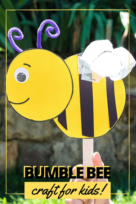 How to Make a Simple Preschool Bumble Bee Craft