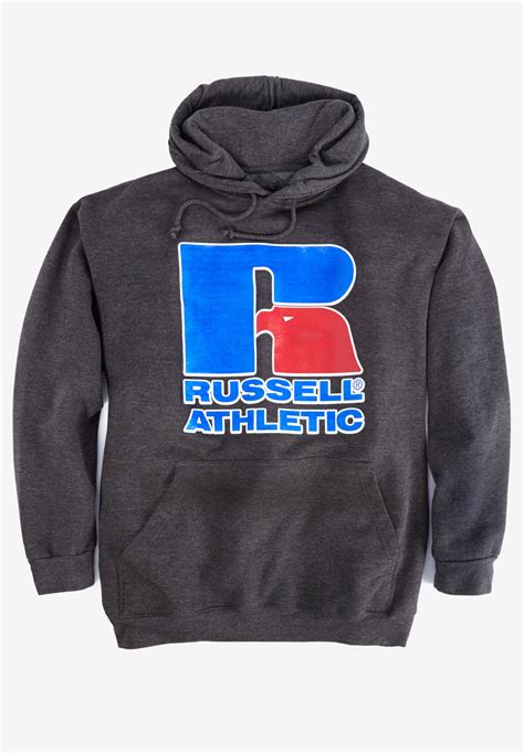 Large Logo Hoodie by Russell Athletic®| Big and Tall Hoodies ...