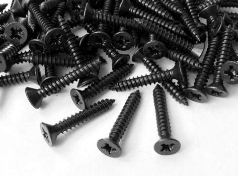 Black Stainless Steel Screws | Black Screw Fixings | Safe Tread