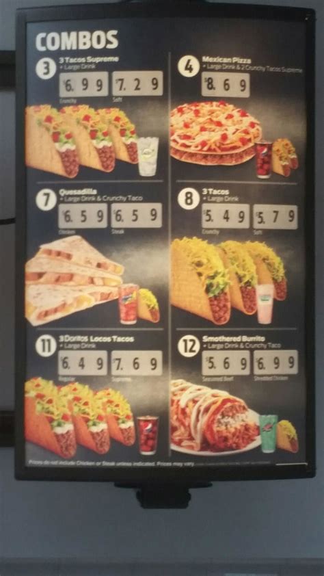 Taco Bell Menu Prices