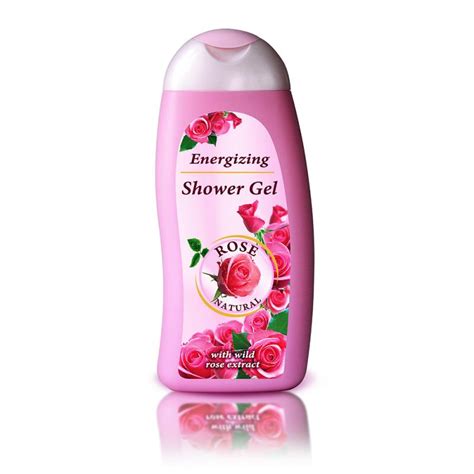 Energizing shower gel ROSE NATURAL 250ml - ELLEMARE COSMETICS