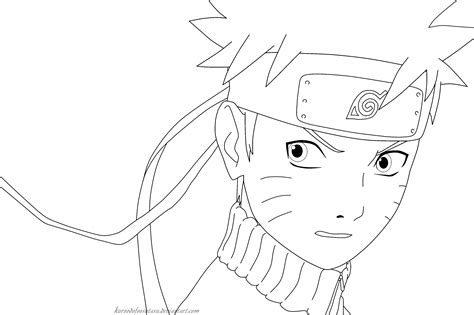 Naruto Uzumaki .:Lineart 02:. by SakakiTheMastermind on DeviantArt