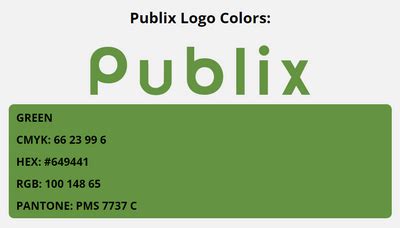 Publix Colors | HEX, RGB, CMYK, PANTONE COLOR CODES OF SPORTS TEAMS