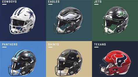 13 NFL teams introduce alternate helmet looks for 2022 season