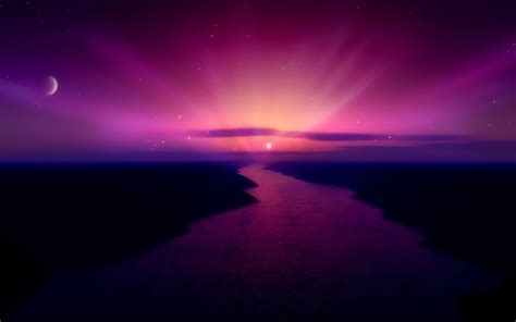 Morning Purple Sunrise Wallpapers | HD Wallpapers | ID #8255