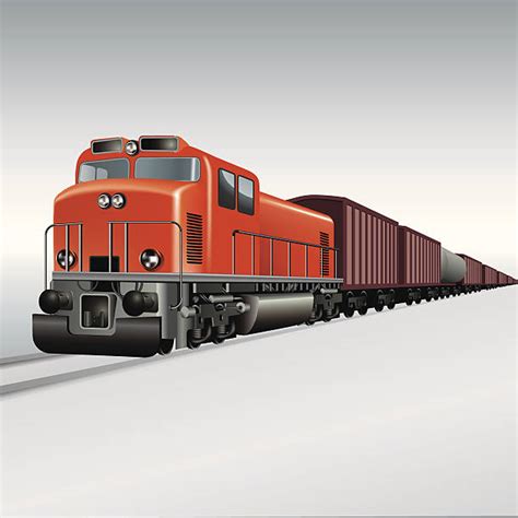 Best Freight Train Illustrations, Royalty-Free Vector Graphics & Clip ...