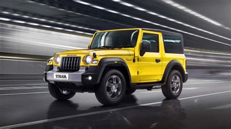 New Mahindra Thar Rendered In New Vibrant Colour Schemes