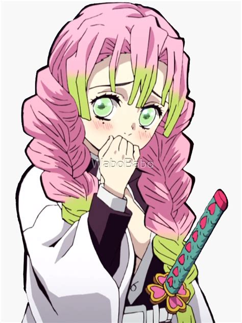 Mitsuri Kanroji (Love Hashira) - Demon Slayer/Kimetsu no Yaiba Sticker by WaboBabo in 2021 ...