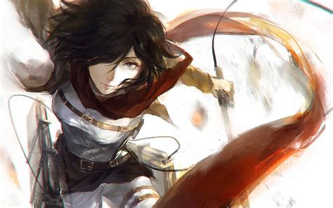 Attack On Titan Mikasa Wallpapers on WallpaperDog