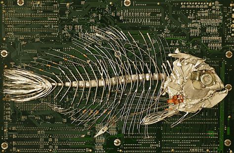 Recycled Circuit Board Art by Peter McFarlane